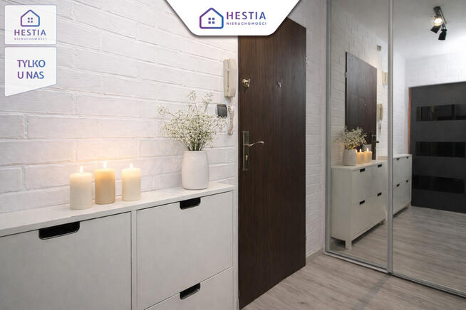 Dwa pokoje z dużym balkonem