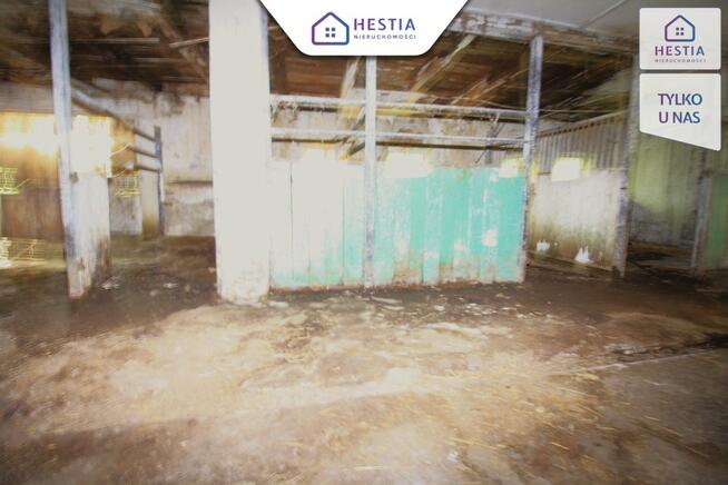 Budynek gospodarczy z dużą działką–Koło Stargardu