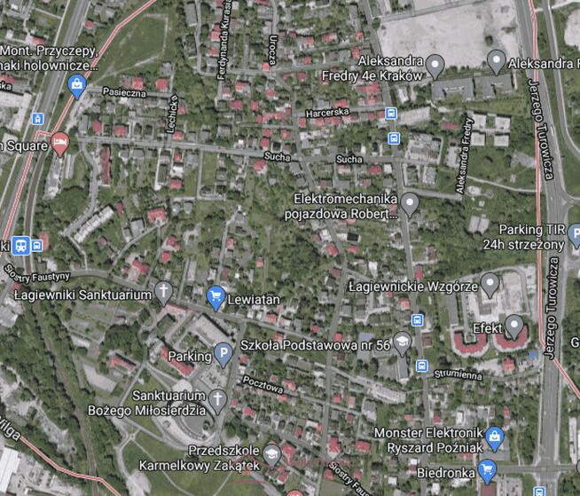 Kraków, Podgórze, Łagiewniki, dom, działka 0,432ha