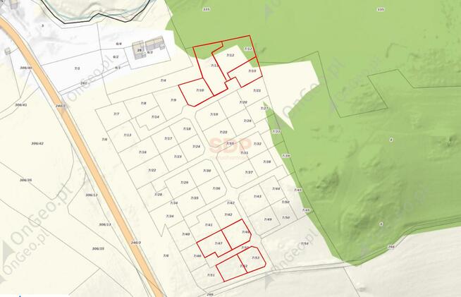 Działka budowlana Barcinek gm. Stara Kamienica