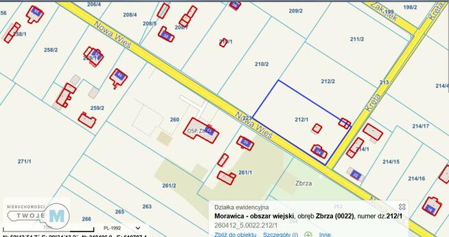 Działka rekreacyjna Morawica Zbrza