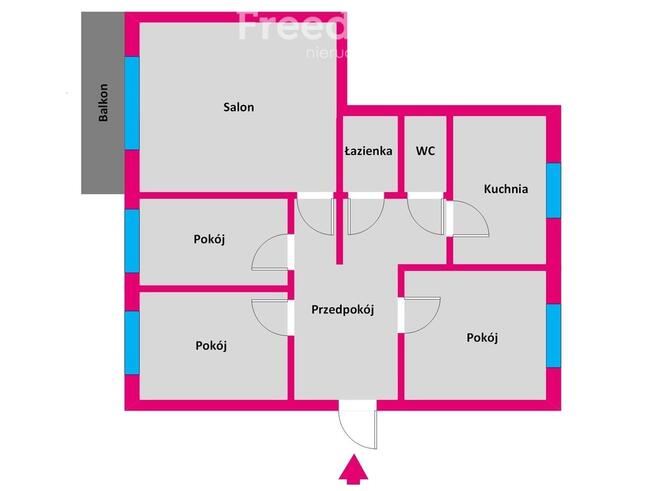4 pokojowe mieszkanie Nowe Miasto, Rzeszów