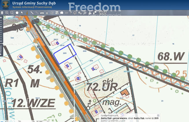 Działka z projektem domu i budynku z wiatą !