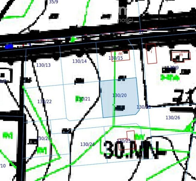 Działka budowlana – 250 m2 zabudowy !