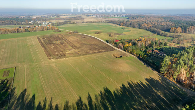 Działka budowlana z usługami blisko lasu !