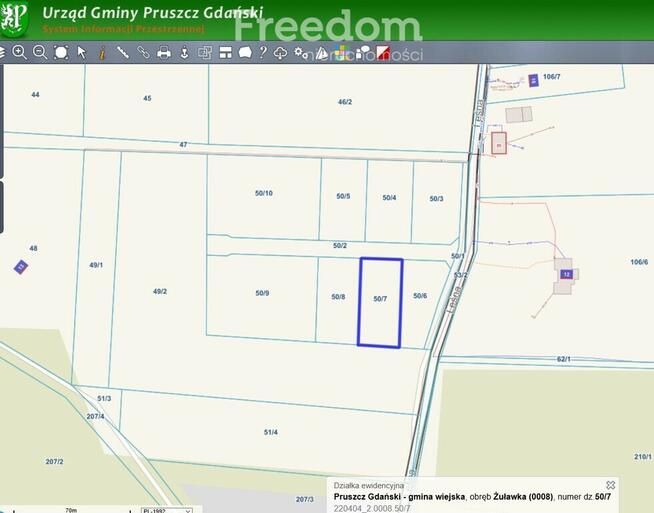 Działka budowlana z usługami blisko lasu !