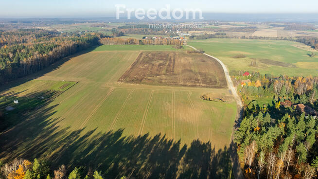 Działka budowlana z usługami blisko lasu !