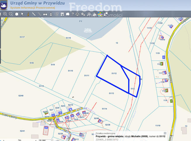 Działka budowlana z dostępem do jeziora i rzeki !