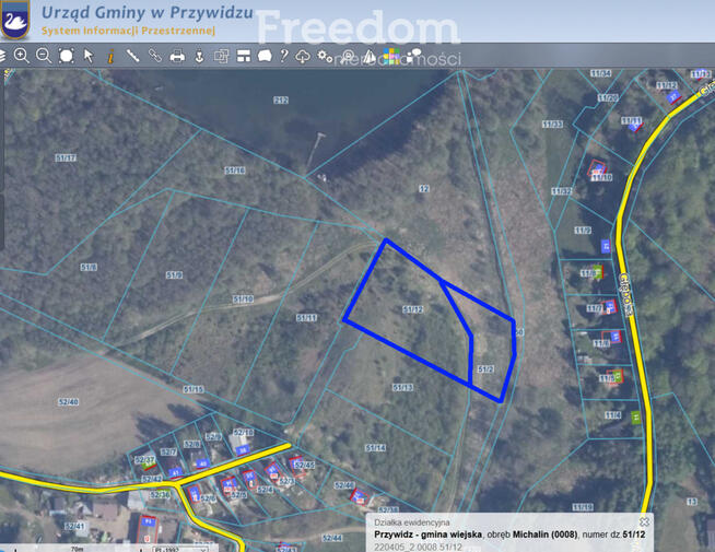 Działka budowlana z dostępem do jeziora i rzeki !