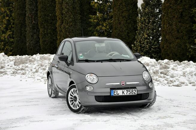 Fiat 500 1.2i(69KM)*Panorama*Klimatyzacja*Welur*Chrom*I Właściciel*Alu16"ASO