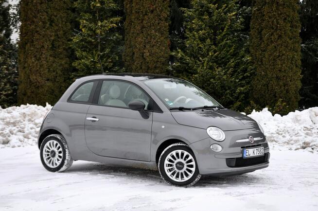 Fiat 500 1.2i(69KM)*Panorama*Klimatyzacja*Welur*Chrom*I Właściciel*Alu16"ASO