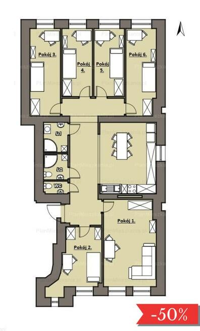 Ukryta 12, Pl. Grunwaldzki, pokój w centrum,PROMO