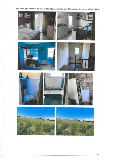 Konkurs syndyka - dom w miejscowości Łękawica