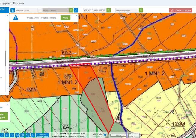 Działka rolno-budowlana Borek gm. Rzezawa