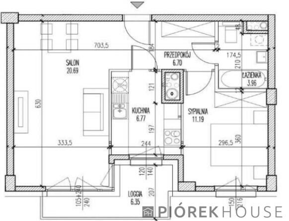 2-pokojowe mieszkanie na Pradze Południe