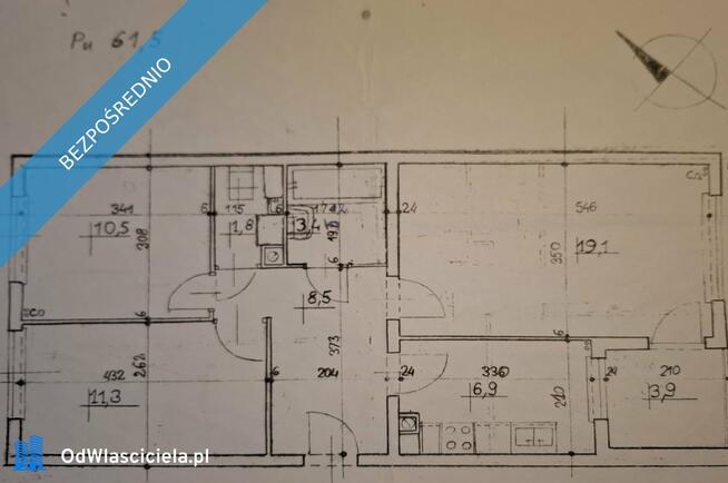 Sprzedam mieszkanie, Tarchomin, Białołęka, ul. Porajów, III piętro 61.2m2, 3 pokoje