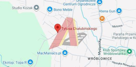 Działka budowlana Kraków Podgórze, Swoszowice, Chałubińskiego