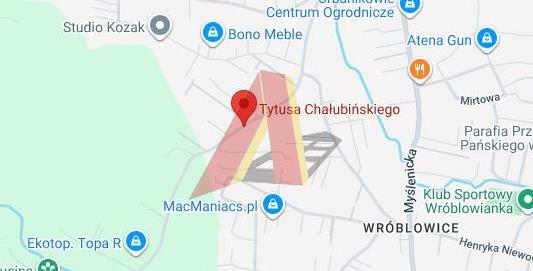 Działka budowlana Kraków Podgórze, Swoszowice, Chałubińskiego