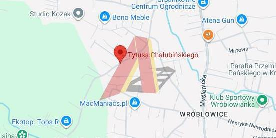 Działka budowlana Kraków Podgórze, Swoszowice, Chałubińskiego