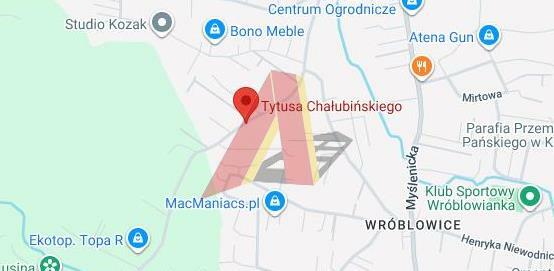 Działka budowlana Kraków Podgórze, Swoszowice, Chałubińskiego