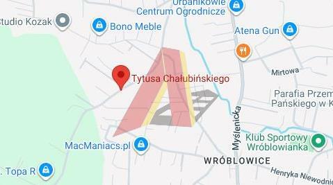 Działka budowlana Kraków Podgórze, Swoszowice, Chałubińskiego