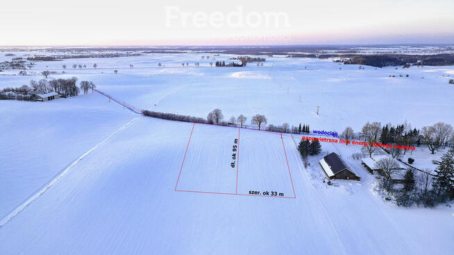 Działka rolno-budowlana, Wiśniewo 3083 m2