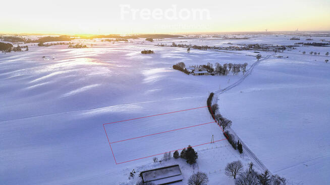 Działka rolno-budowlana, Wiśniewo 3083 m2