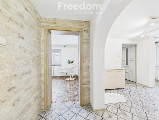 Dom z dużym potencjałem, zagospodarowana działka.