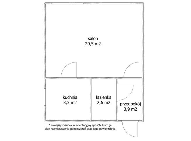Mieszkanie w centrum miasta na drugim piętrze