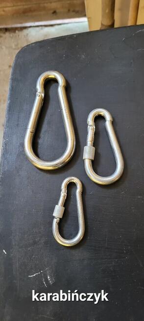 Karabińczyki stalowe 8-12 rozmiar | NOWA| WYSYŁKA