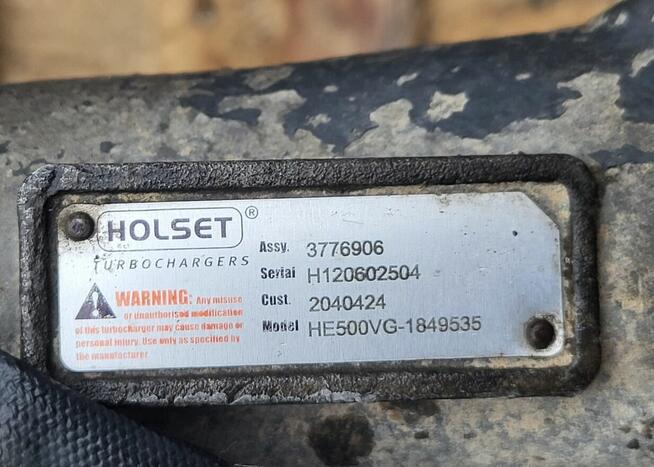 Turbosprężarka SCANIA 3776906 TURBINA HOLSET VTG z nastawnik