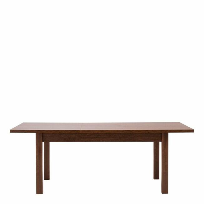 PARIS Stół rozkładany 160-210 ciemny brąz z krzesłami 6 szt.