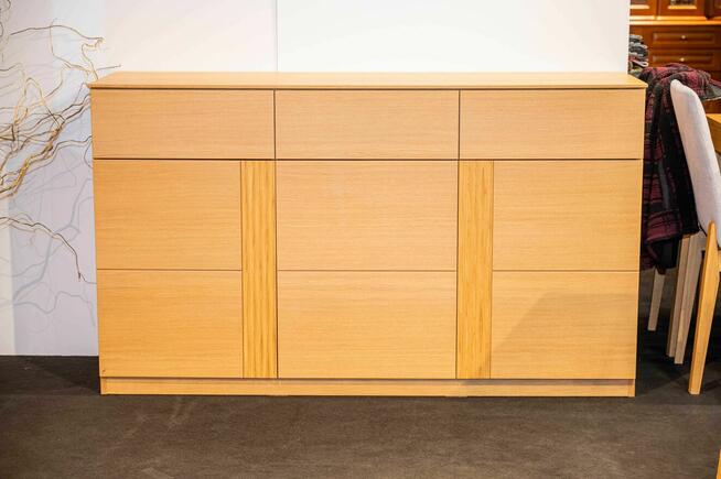 Zestaw mebli nowoczesnych Komoda + Szafka RTV + 2x witryna.