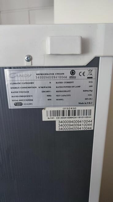 Lodówka Candy 143/54/54