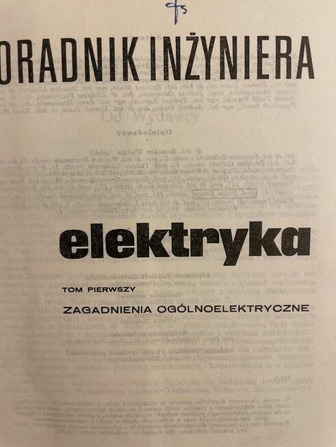 Poradnik Inżyniera Elektryka tom I WNT 1974