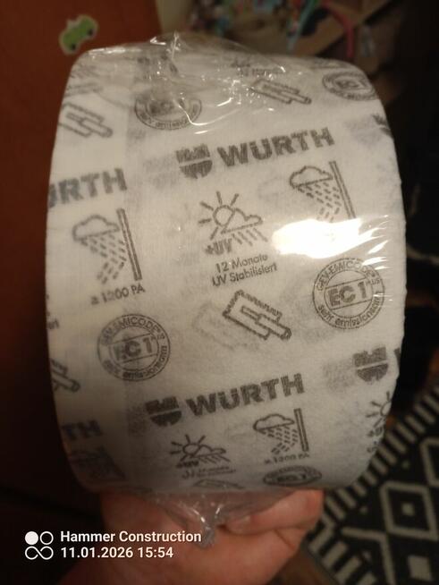 Taśmy wurth 2 sztuki po 40m