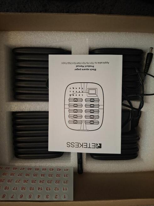 System Przywoławczy Retekess TD175P – Zestaw 30 Pagerów – NO