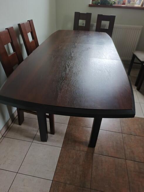 sprzedam stół rozkładany i RTV dębowe