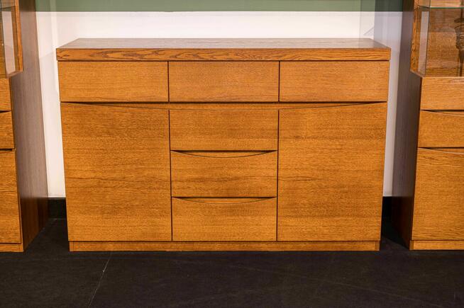 Zestaw Mebli Dębowych – 2xWitryna+Komoda, Kolekcja 2018