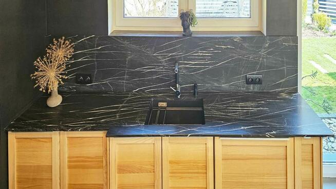 Blat kuchenny granitowy - na wymiar, montaż