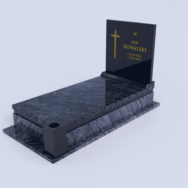 Nagrobek z granitu