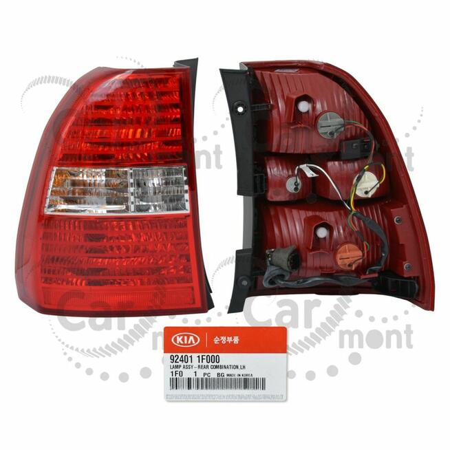 Lampa tylna - lewa - KIA Sportage II - 92401-1F000