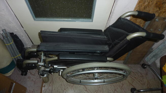 Ultralekki wózek inwalidzki aluminiowy, składany V300 Vermeir