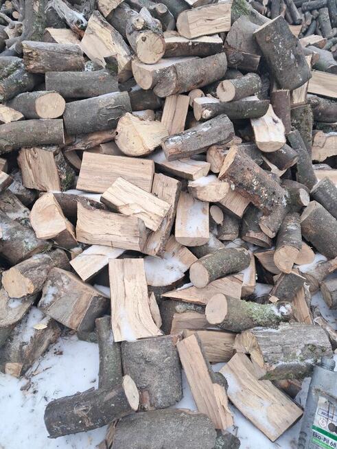 Drewno Kominkowe Opałowe Gałęziówka Dąb Buk Grab Sosna