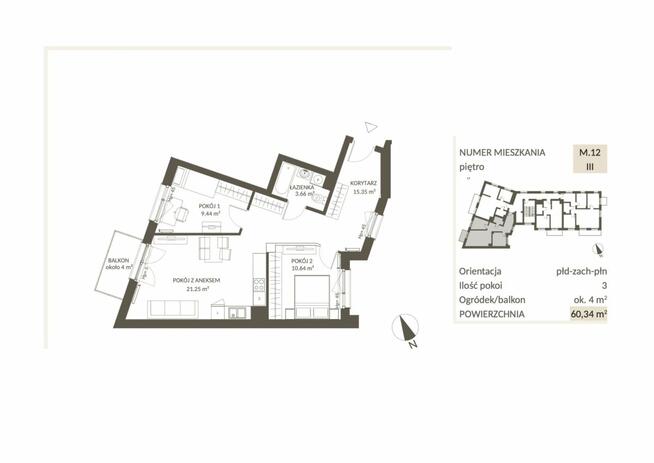 Mieszkanie Gdańsk Jasień, Pólnicy