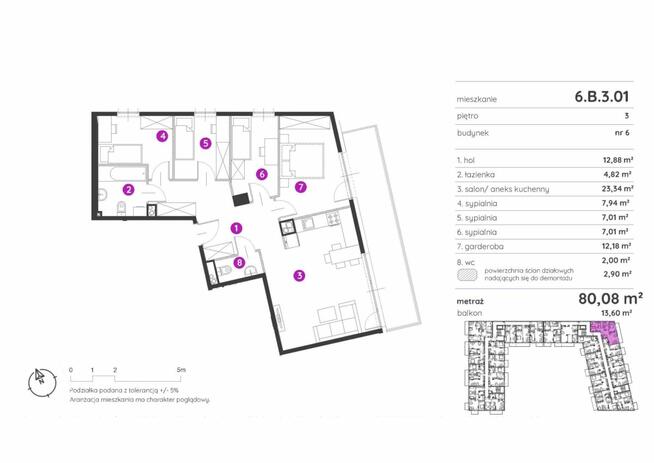 Mieszkanie Gliwice, Szafirowa