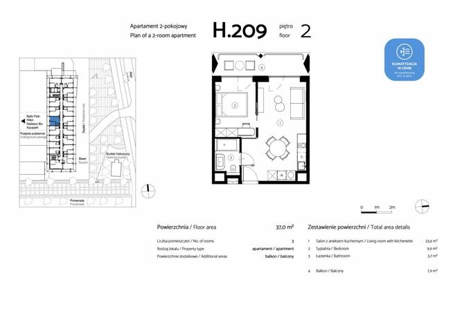 Mieszkanie Świnoujście, Uzdrowiskowa