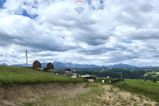 Działka w Rzepiskach z widokiem na Tatry.