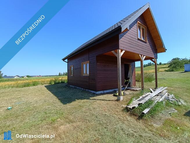 Działka z 2 domkami całorocznymi