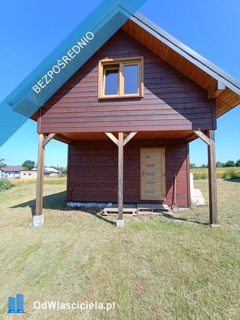 Działka z 2 domkami całorocznymi